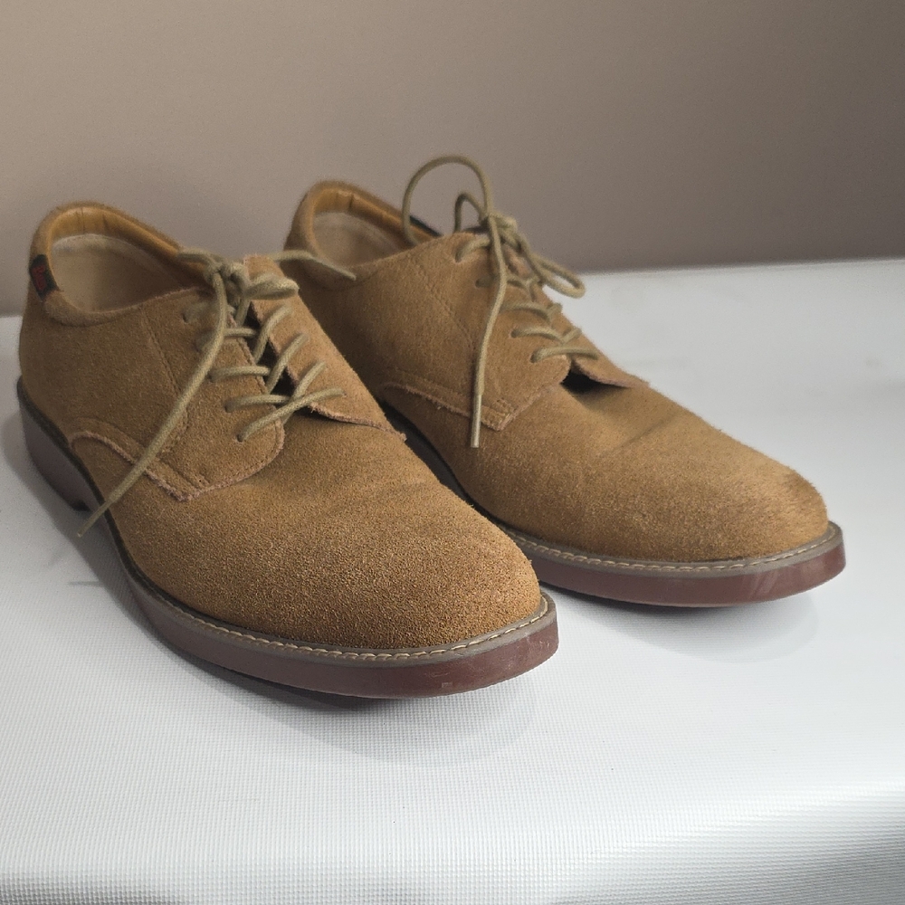 G.H. Bass & Co. Tan Derby Oxfords with Suede Upper